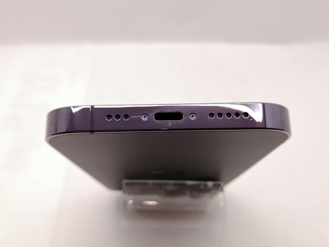 【中古】Apple 国内版 【SIMフリー】 iPhone 14 Pro 128GB ディープパープル MQ0F3J/A【宇田川】保証期間１ヶ月【ランクC】_4