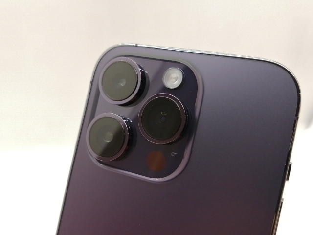 【中古】Apple 国内版 【SIMフリー】 iPhone 14 Pro 128GB ディープパープル MQ0F3J/A【宇田川】保証期間１ヶ月【ランクC】_6
