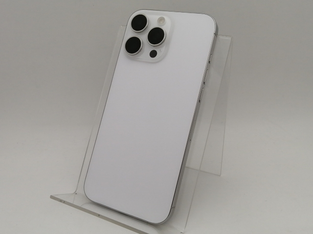 【中古】Apple 国内版 【SIMフリー】 iPhone 16 Pro Max 256GB ホワイトチタニウム MYWH3J/A【なんば】保証期間１ヶ月【ランクA】