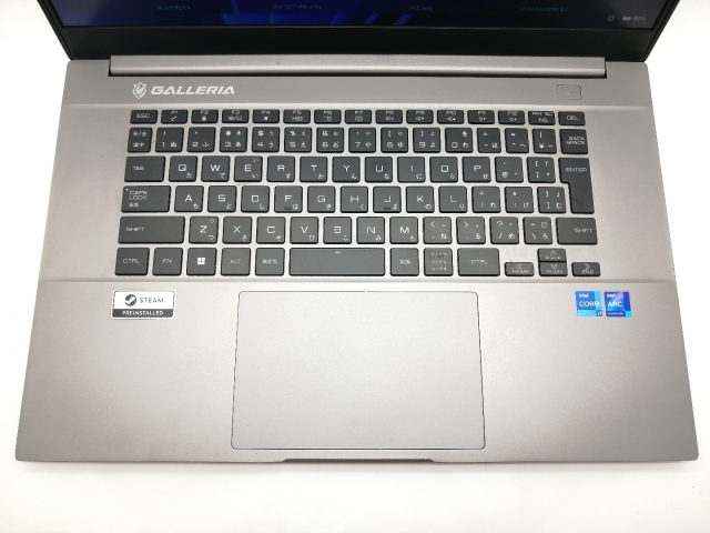 中古】GALLERIA GALLERIA UL7C-AA3【i7-12700H 16G 256G(SSD) Arc 