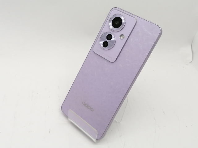 中古】Oppo 国内版 【SIMフリー】 OPPO Reno11 A コーラルパープル 8GB 