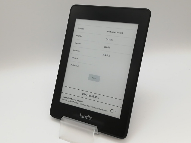 【中古】Amazon Kindle Paperwhite 4G（2018/第10世代） 32GB ブラック【府中ル・シーニュ】保証期間１ヶ月【ランクC】