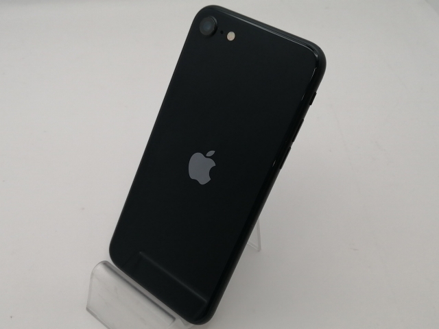 【中古】Apple 国内版 【SIMフリー】 iPhone SE（第3世代） 128GB ミッドナイト MMYF3J/A【新宿東口】保証期間１ヶ月【ランクC】