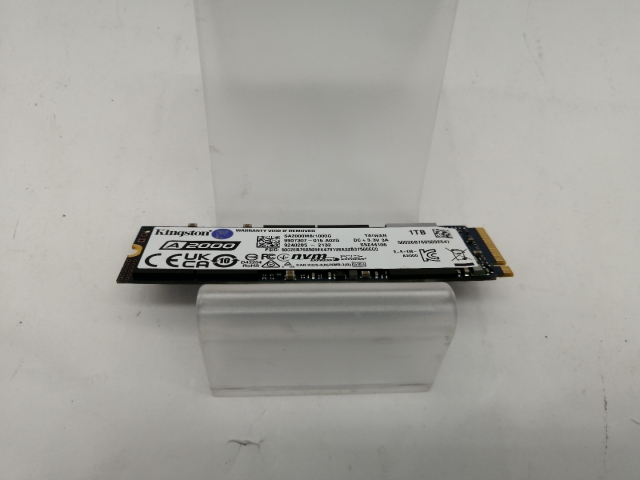 【中古】Kingston A2000 SA2000M8/1000G 1TB/M.2 2280(PCIe3.0 NVMe)【新宿東口】保証期間１週間_2