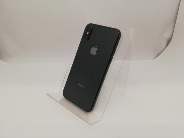 【中古】Apple au 【SIMロック解除済み】 iPhone XS 256GB スペースグレイ MTE02J/A【新宿東口】保証期間１ヶ月【ランクC】