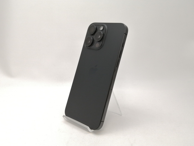 【中古】Apple 国内版 【SIMフリー】 iPhone 15 Pro Max 256GB ブラックチタニウム MU6P3J/A【新宿2】保証期間１ヶ月【ランクA】