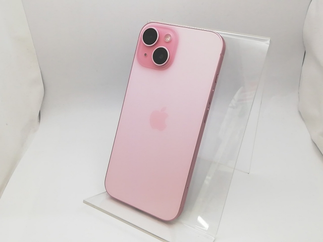 中古】Apple 国内版 【SIMフリー】 iPhone 15 128GB ピンク MTMJ3J/A 