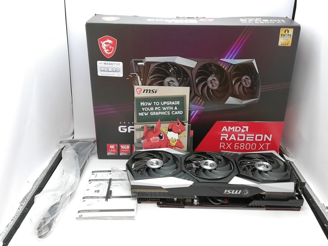 中古】MSI RADEON RX 6800 XT GAMING X TRIO 16G RX6800XT/16GB(GDDR6