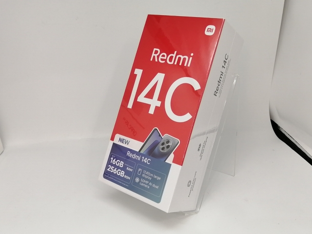 【未使用】Xiaomi 国内版 【SIMフリー】 Redmi 14C スターリーブルー 8GB 256GB【東池袋1丁目】保証期間３ヶ月