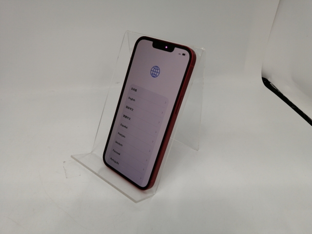 【中古】Apple 楽天モバイル 【SIMフリー】 iPhone 13 256GB (PRODUCT)RED MLNL3J/A【東池袋1丁目】保証期間1ヶ月【ランクB】