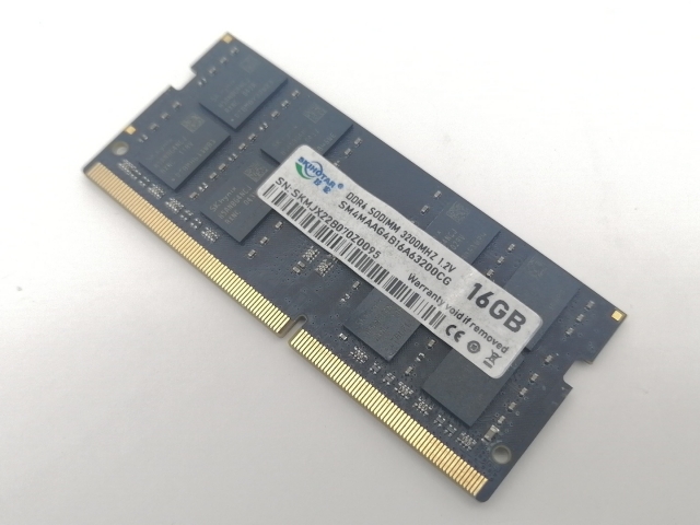 【中古】260PIN 16GB DDR4-3200(PC4-25600) SODIMM 【ノートPC用】【新宿東口】保証期間１週間