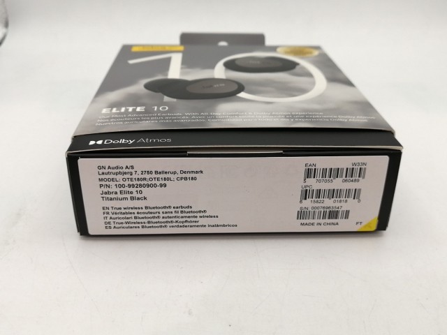 【未使用】Jabra Elite 10 [チタニウムブラック]【東池袋1丁目】保証期間１ヶ月