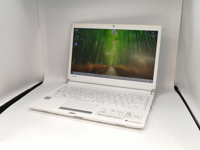 【中古】TOSHIBA Dynabook RX73/CWS PRX73CWSBJA3 プラチナホワイト【i5-7200U 4G 256G(SSD) BDマルチ 1GbE WiFi 13LCD(1920x1080)】【東池袋1丁目】保証期間１ヶ月【ランクC】