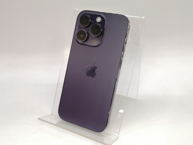 【中古】Apple 国内版 【SIMフリー】 iPhone 14 Pro 128GB ディープパープル MQ0F3J/A【東池袋1丁目】保証期間１ヶ月【ランクB】の通販は