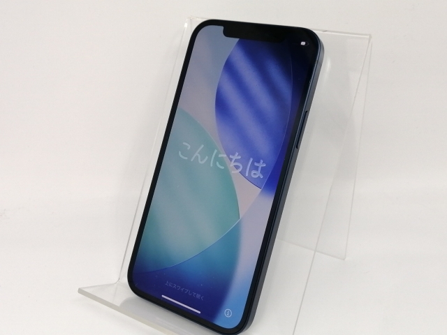 【中古】Apple au 【SIMロック解除済み】 iPhone 12 64GB ブルー MGHR3J/A【池袋東口】保証期間１ヶ月【ランクB】_1