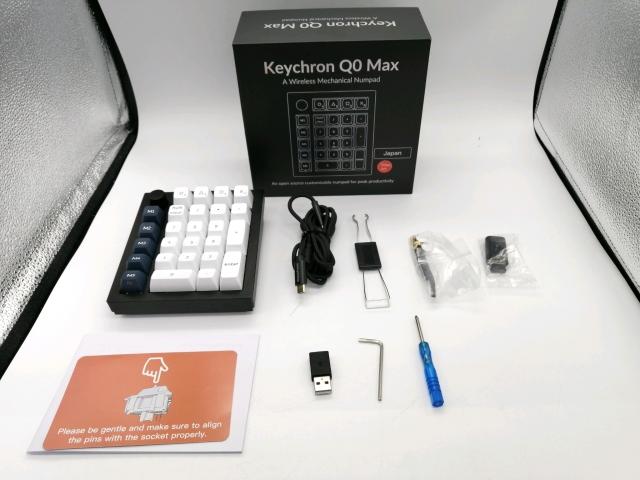 【中古】Keychron Q0M-M1 ワイヤレスメカニカルテンキー【秋葉2号】保証期間１週間_3