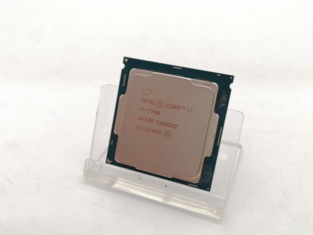 【中古】Intel Core i7-7700 (3.6GHz/TB:4.2GHz) bulk LGA1151/4C/8T/L3 8M/HD630/TDP65W【川越クレアモール】保証期間１週間