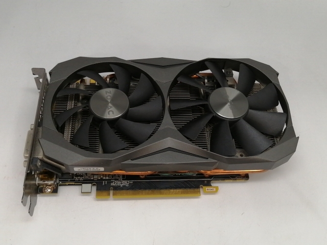 【中古】ZOTAC GeForce GTX 1080 Mini 8GB(ZT-P10800H-10P) GTX1080/8GB(GDDR5X)/PCI-E【東池袋1丁目】言いはなつ継続期間１週