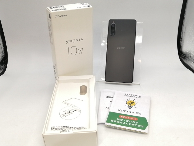 Xperia 10 Ⅳ　A202SO　ブラック　SIMフリー　傷あり　本体のみ Xperia セイモバイル☆SIMフリー Softbank 10 IV A202SO