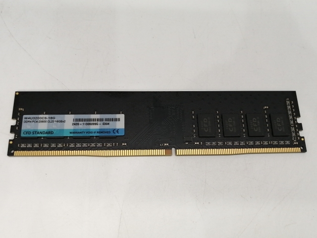 【中古】DDR4 16GB PC4-25600(DDR4-3200)【デスクトップPC用】【東池袋1丁目】保証期間１週間