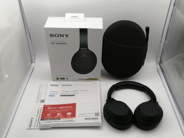 中古】SONY WH-1000XM4 (B) ブラック【博多】保証期間1ヶ月
