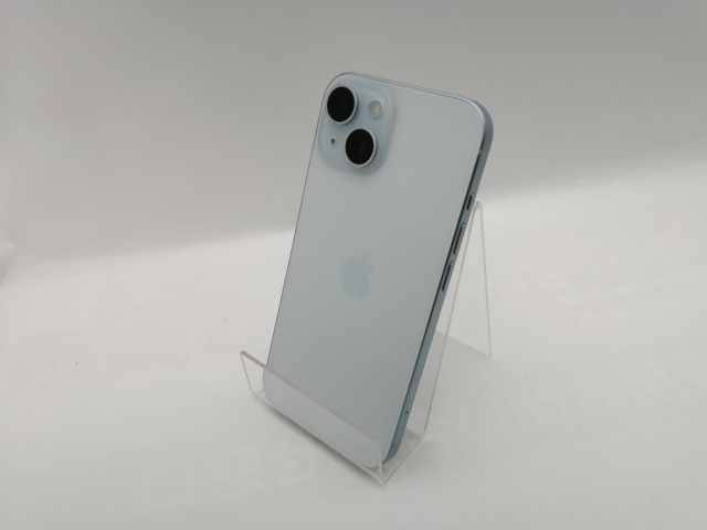 【中古】Apple au 【SIMフリー】 iPhone 15 128GB ブルー MTML3J/A【神保町】保証期間１ヶ月【ランクA】