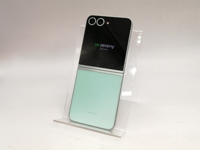 サムスン Galaxy Z Flip6 SIMフリー版　ミント　ケース付 サムスン Galaxy Z Flip6 SIMフリー版ミントケース付
