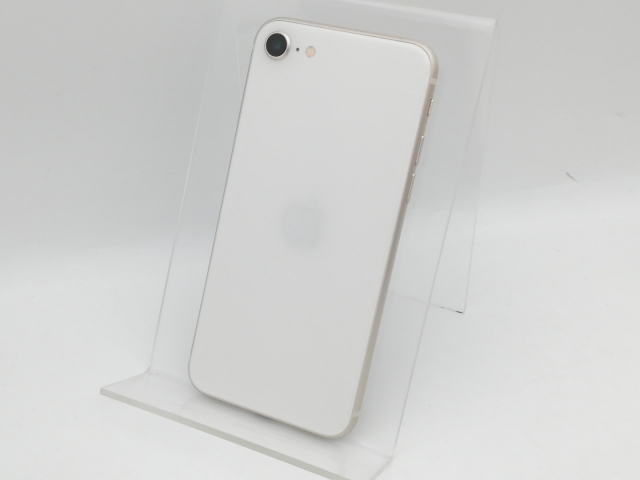 【中古】Apple 国内版 【SIMフリー】 iPhone SE（第3世代） 256GB スターライト MMYK3J/A【中野】保証期間１ヶ月【ランクC】