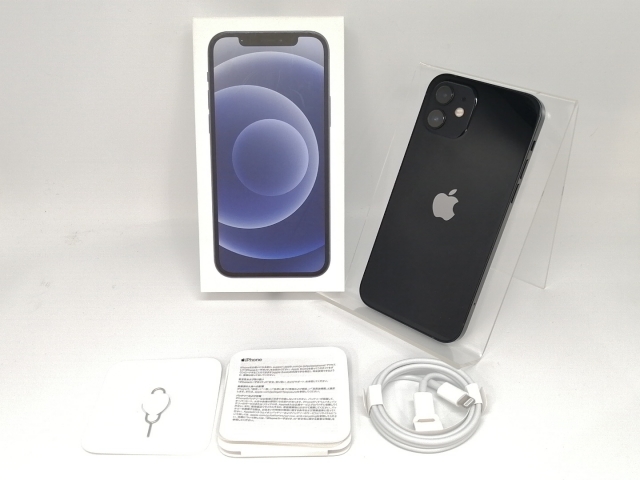 【中古】Apple 国内版 【SIMフリー】 iPhone 12 128GB ブラック MGHU3J/A【東池袋1丁目】保証期間１ヶ月【ランクB】