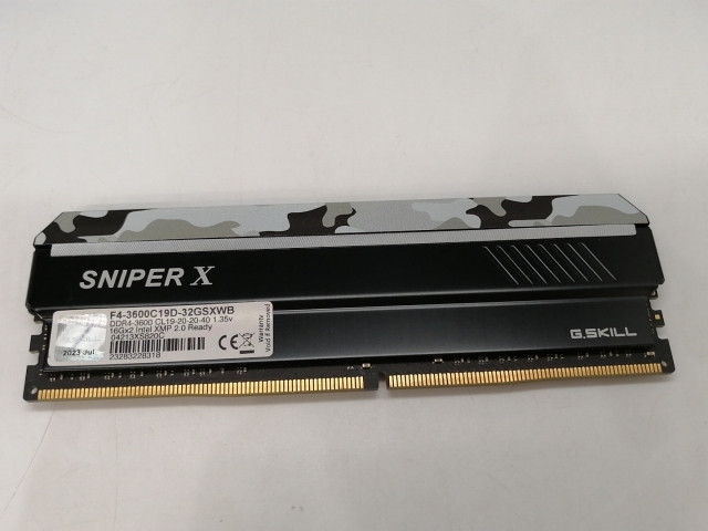 【中古】DDR4 16GB PC4-28800(DDR4-3600)【デスクトップPC用】【東池袋1丁目】保証期間１週間