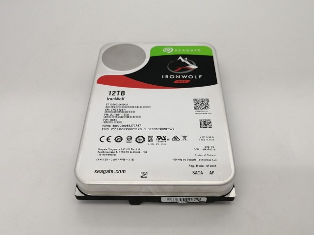 【中古】Seagate ST12000VN0008 12TB/7200rpm/256MB/6Gbps【川越クレアモール】保証期間１週間