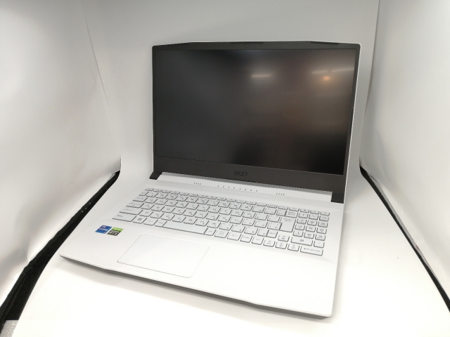 【中古】MSI Sword 15 Sword-15-A11UC-1209JP ピュアホワイト【i7-11800H 16G 512G(SSD) RTX3050 1GbE WiFi 15LCD(1920x1080/144Hz)】【東池袋1丁目】保証期間１ヶ月【ランクB】