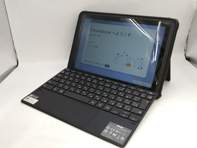 【中古】ASUS Chromebook Detachable CZ1(CZ1000) CZ1000DVA-L30013 ブラック【MT MT8183 4G 64G(Flash) WiFi 10LCD(1920x1200)】【東池袋1丁目】保証期間１ヶ月【ランクB】