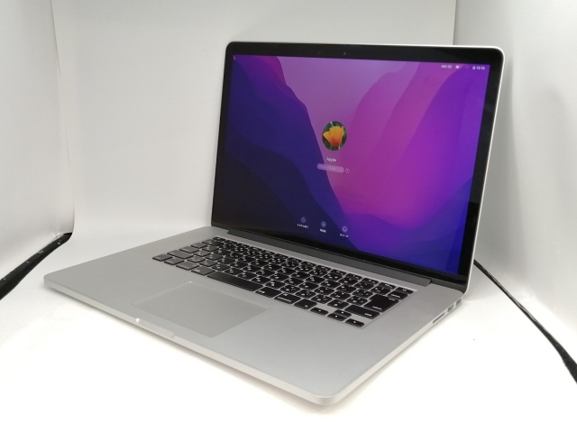 【中古】Apple MacBook Pro 15インチ CTO (Mid 2015) Core i7(2.2G)/16G/256G(SSD)/Iris Pro【東池袋1丁目】保証期間１ヶ月【ランクC】