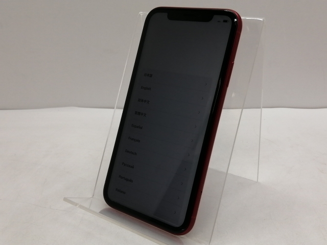 【中古】Apple au 【SIMロック解除済み】 iPhone XR 64GB (PRODUCT)RED MT062J/A【宇田川】保証期間１ヶ月【ランクB】_1
