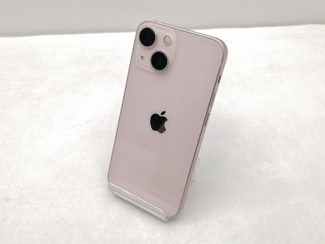 【中古】Apple docomo 【SIMフリー】 iPhone 13 mini 128GB ピンク MLJF3J/A【仙台イービーンズ】保証期間１ヶ月【ランクC】