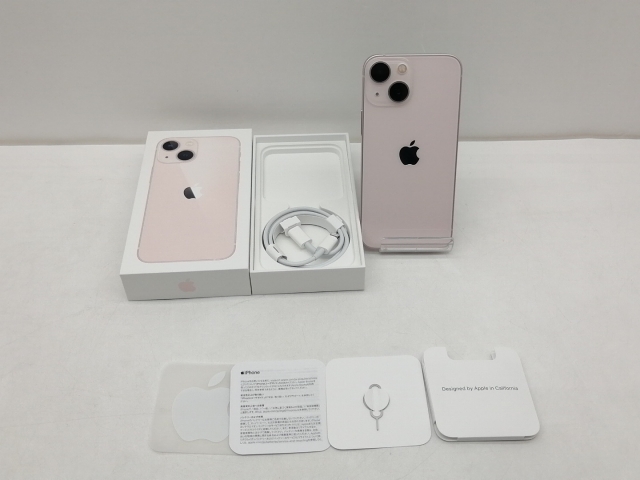 【中古】Apple docomo 【SIMフリー】 iPhone 13 mini 128GB ピンク MLJF3J/A【仙台イービーンズ】保証期間１ヶ月【ランクC】_7