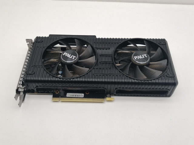【中古】Palit GeForce RTX 3060 Dual 12GB（NE63060019K9-190AD）RTX3060/12GB(GDDR6)【仙台イービーンズ】保証期間１週間