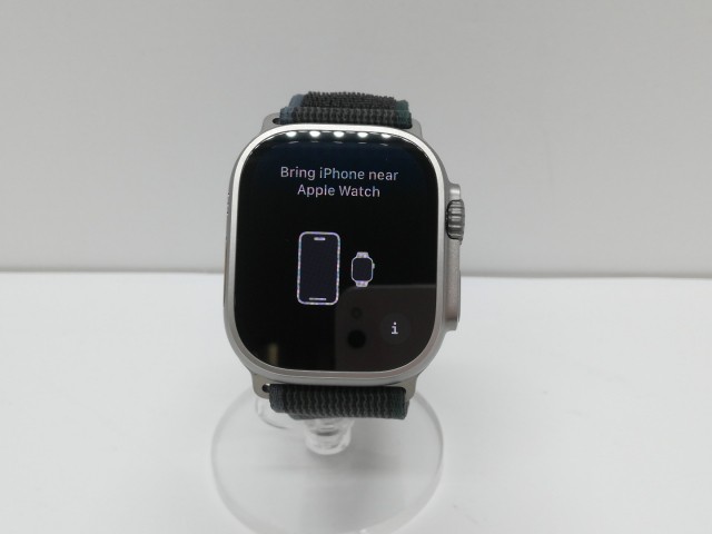 【中古】Apple Apple Watch Ultra2 49mm Cellular チタニウムケース/ブルー/ブラックトレイルループ(M/L) MRF63J/A【仙台イービーンズ】