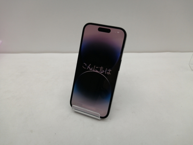 【中古】Apple docomo 【SIMフリー】 iPhone 14 Pro 128GB スペースブラック MPXU3J/A【川越クレアモール】保証期間１ヶ月【ランクA】_1
