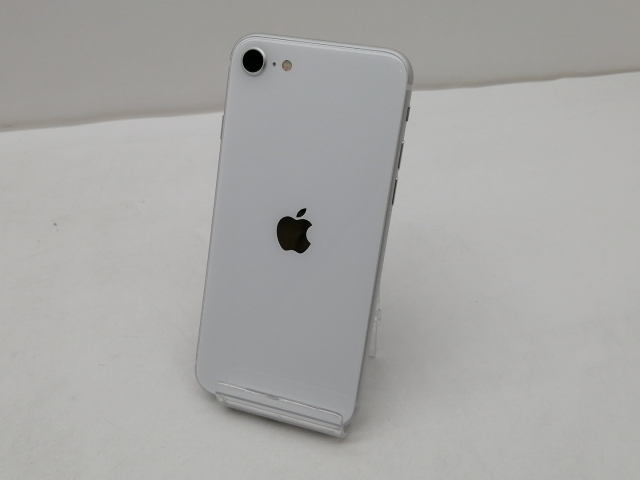 【中古】Apple 国内版 【SIMフリー】 iPhone SE（第2世代） 128GB ホワイト MXD12J/A【仙台イービーンズ】保証期間１ヶ月【ランクC】