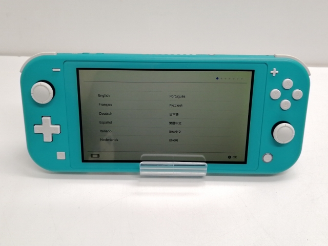 【すぐ遊べるセット・液晶美品】Switch Lite ターコイズ 本体 動作品 Nintendo Switch LITE ターコイズ本体セット中古 動作品