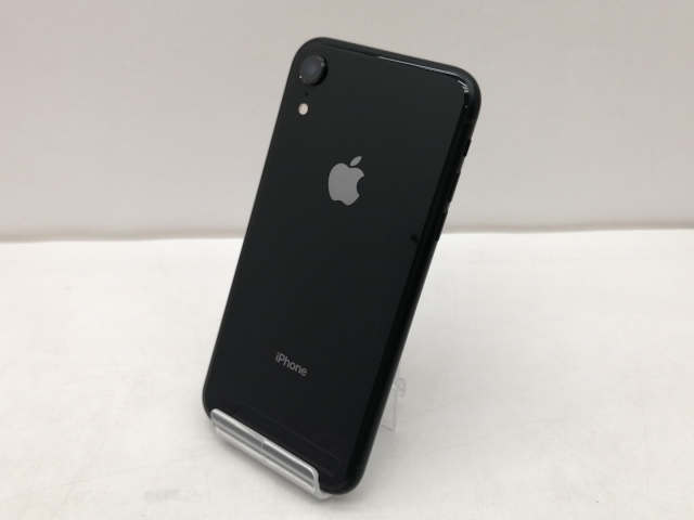 【中古】Apple SoftBank 【SIMロック解除済み】 iPhone XR 128GB ブラック MT0G2J/A【仙台イービーンズ】保証期間１ヶ月【ランクB】