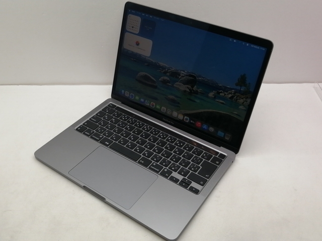 【中古】Apple MacBook Pro 13インチ M1(CPU:8C/GPU:8C) 8GB/256GB スペースグレイ MYD82J/A (M1・2020)【仙台イービーンズ】保証期間１ヶ月【ランクA】