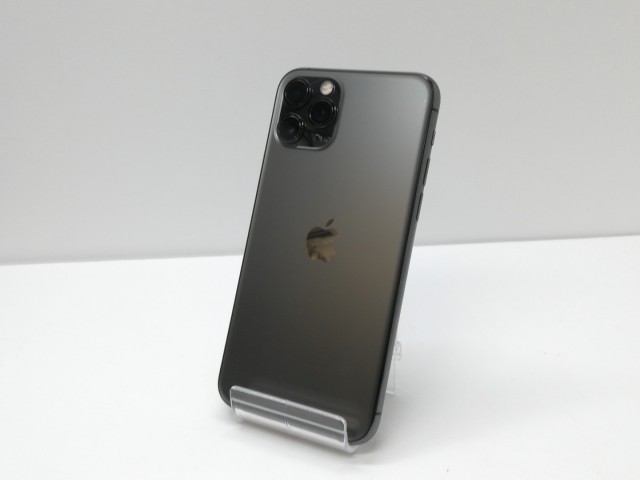 【中古】Apple SoftBank 【SIMロック解除済み】 iPhone 11 Pro 256GB スペースグレイ MWC72J/A【仙台イービーンズ】保証期間１ヶ月【ラン