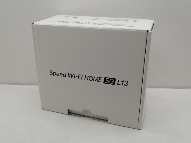 【未使用】ZTE au Speed Wi-Fi HOME 5G L13 ZTR02【仙台イービーンズ】保証期間３ヶ月_1