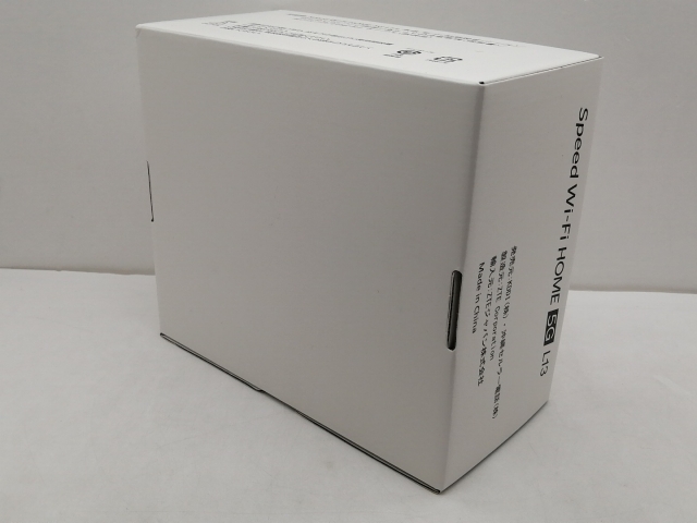 【未使用】ZTE au Speed Wi-Fi HOME 5G L13 ZTR02【仙台イービーンズ】保証期間３ヶ月_2