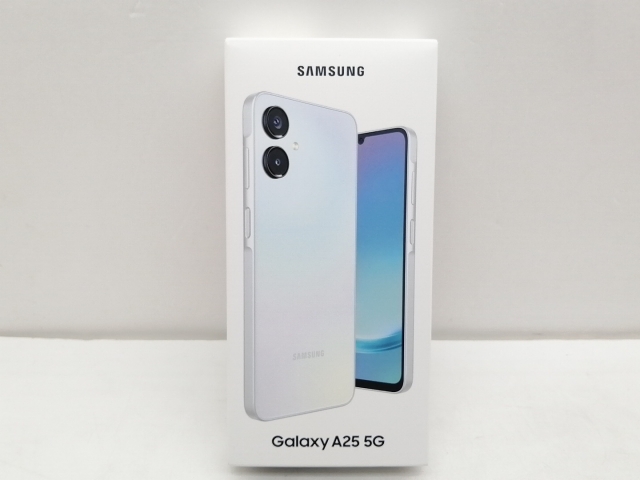 【未使用】SAMSUNG docomo 【SIMフリー】 Galaxy A25 5G ライトブルー 4GB 64GB SC-53F【仙台イービーンズ】保証期間３ヶ月