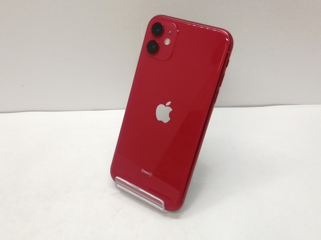 【中古】Apple docomo 【SIMロック解除済み】 iPhone 11 64GB (PRODUCT)RED MHDD3J/A（後期型番）【仙台イービーンズ】保証期間１ヶ月【ランクA】