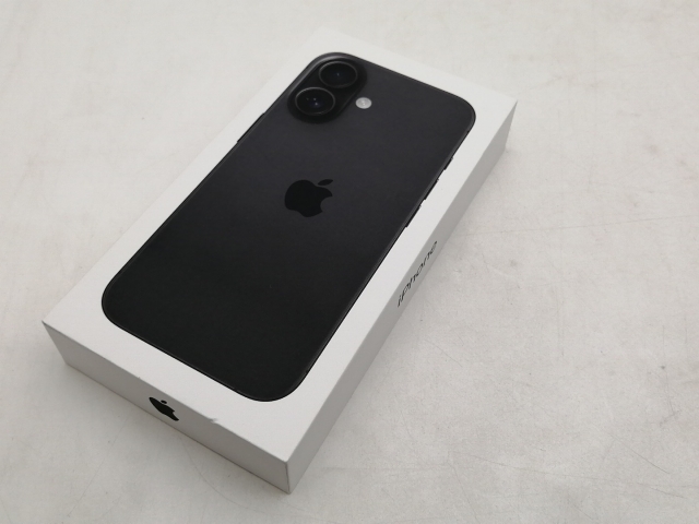 【未使用】Apple 国内版 【SIMフリー】 iPhone 16 128GB ブラック MYDQ3J/A【仙台イービーンズ】保証期間３ヶ月_2